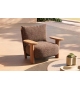 Milos Wood Lounge Chair Vondom Poltrona