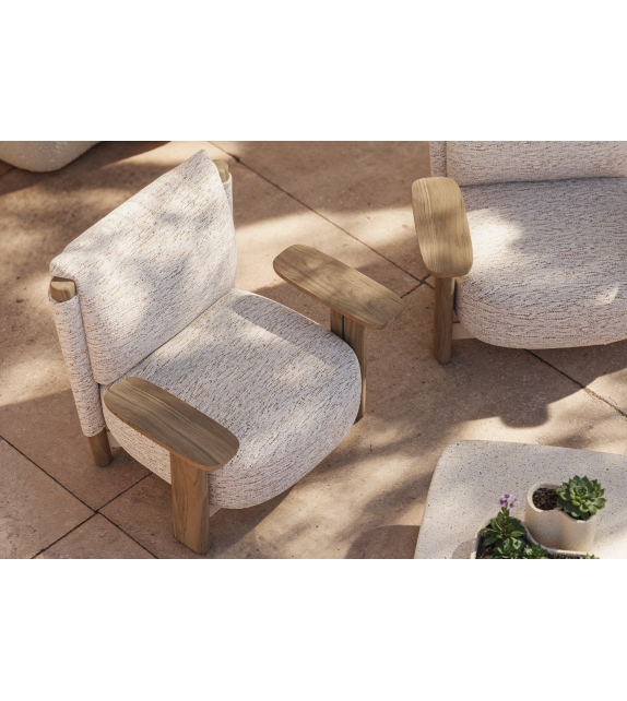 Milos Wood Lounge Chair Vondom Fauteuil