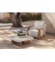 Milos Wood Lounge Chair Vondom Poltrona