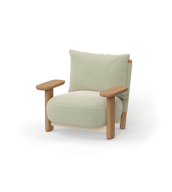 Milos Wood Lounge Chair Vondom Sessel