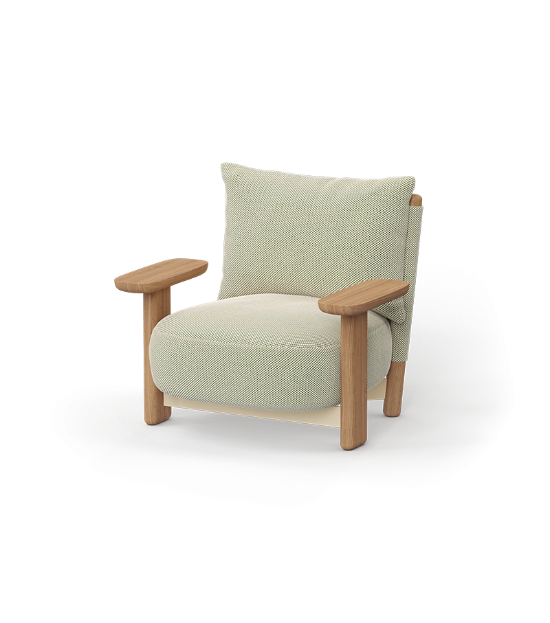 Milos Wood Lounge Chair Vondom Sessel