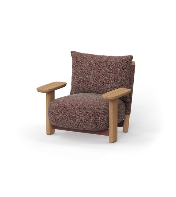 Milos Wood Lounge Chair Vondom Butaca