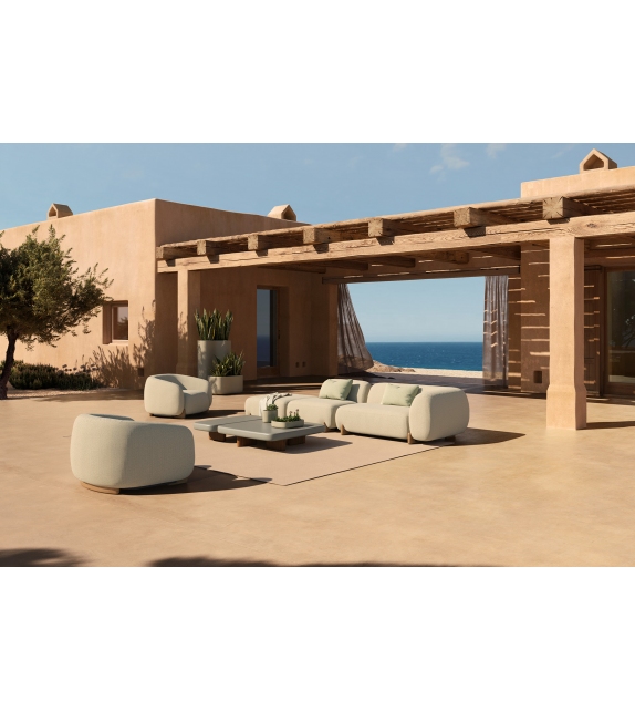 Milos Upholstered Lounge Chair Vondom