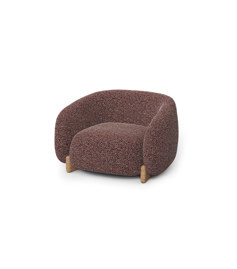 Milos Upholstered Lounge Chair Vondom