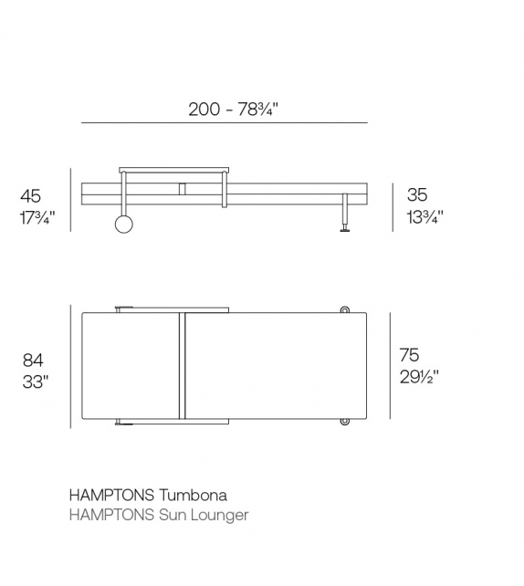 Hamptons Vondom Lettino