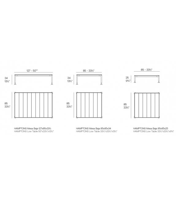 Hamptons Vondom Tavolino
