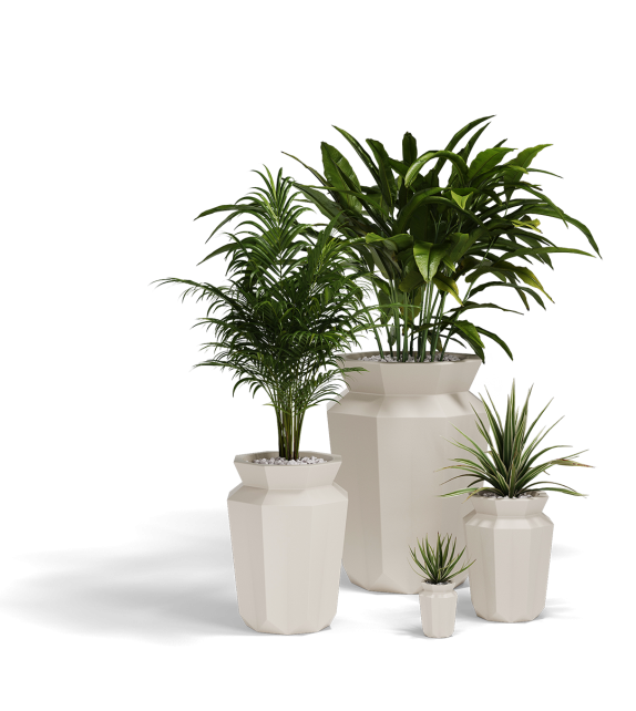 Origami Hasu Vondom Jardinière