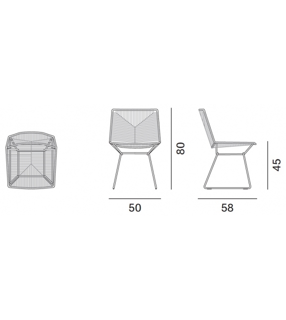 Neil Twist Ecrù MDF Italia Chaise