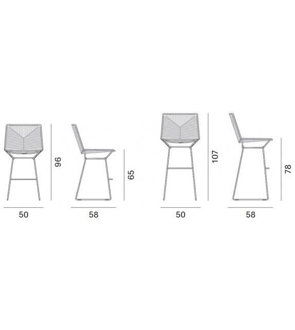 Neil Twist Stool MDF Italia Taburete