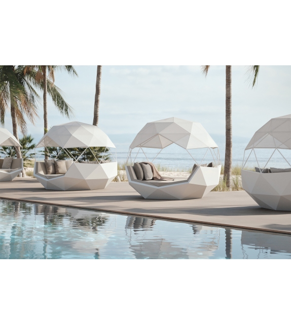 Iglù Vondom Daybed Con Parasole in Tessuto