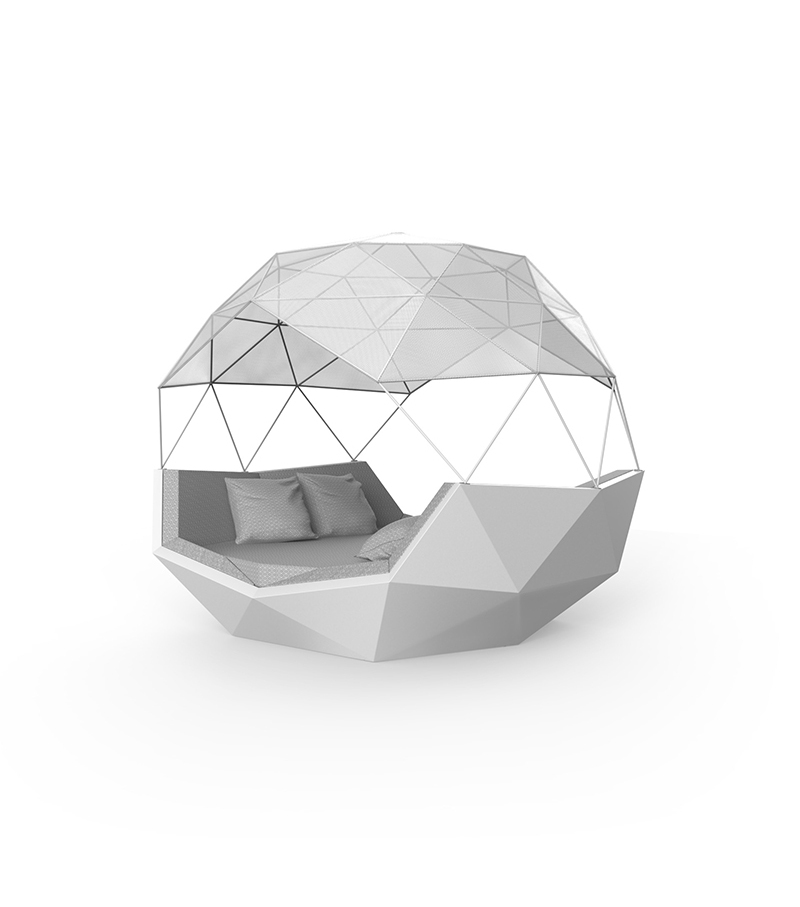 Iglù Vondom Daybed Mit Stoff Sonnenschutz