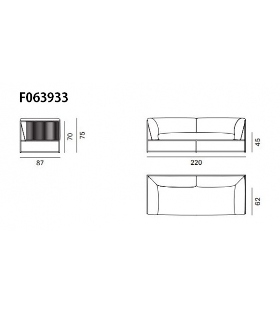 Sofa Arpa MDF Italia