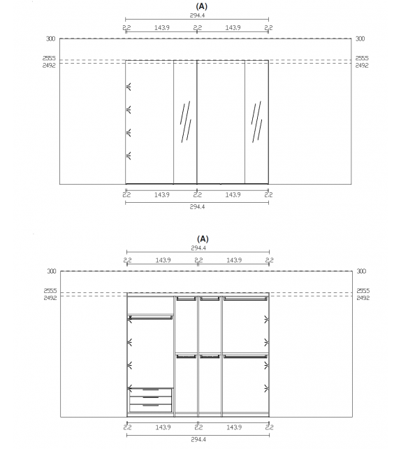 Ready for shipping - Poker 2.0 - Costanza Alf DaFrè Wardrobe