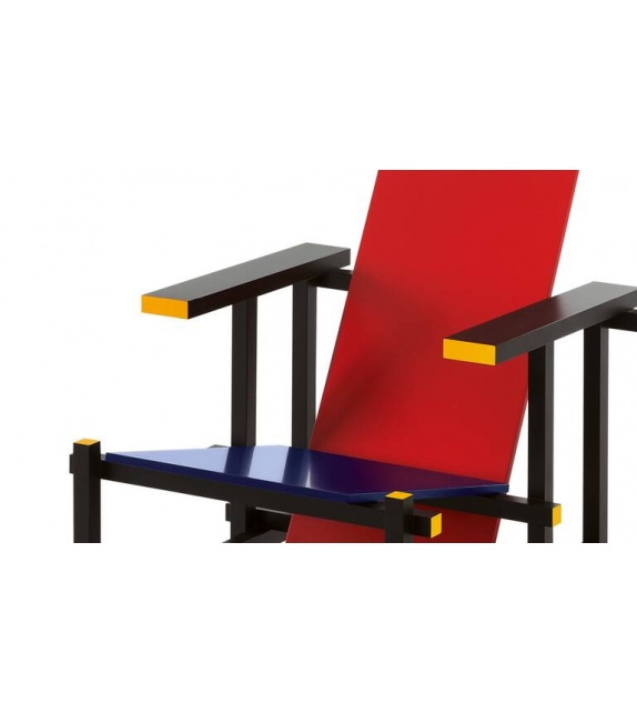 635 Red and Blue Cassina Armchair