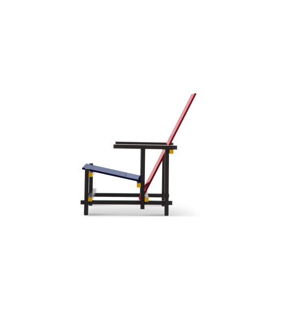 635 Red and Blue Cassina Sessel