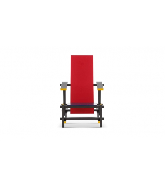 635 Red and Blue Cassina Fauteuil