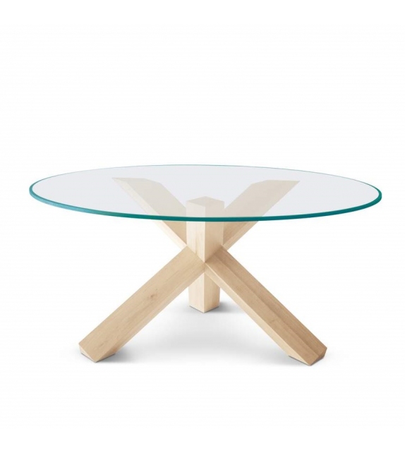 452 La Rotonda Cassina Table with Glass Top