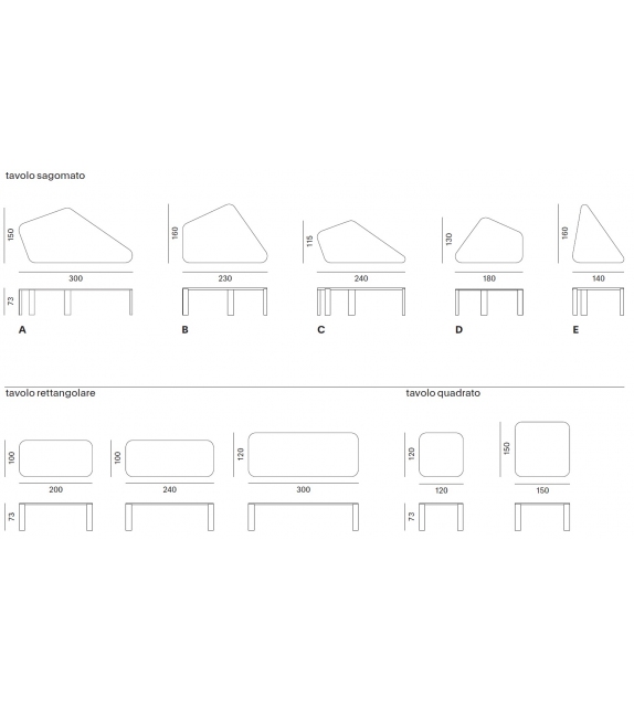Bonnet MDF Italia Tavolo