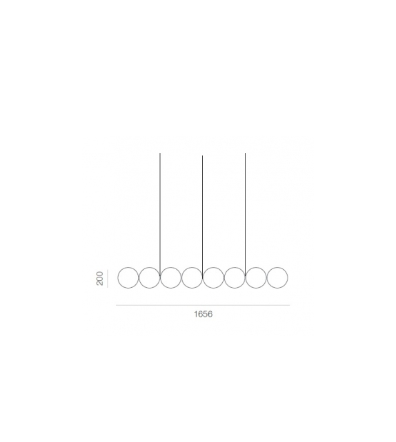 Luce Sferica Flos Pendant Lamp