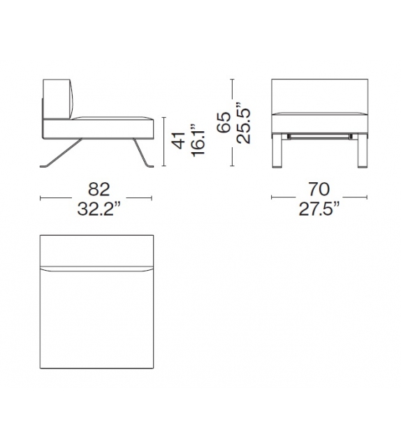 512 Ombra Sessel Cassina