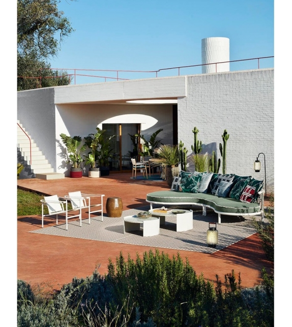 1 Fauteuil Dossier Basculant, Outdoor Cassina Poltroncina