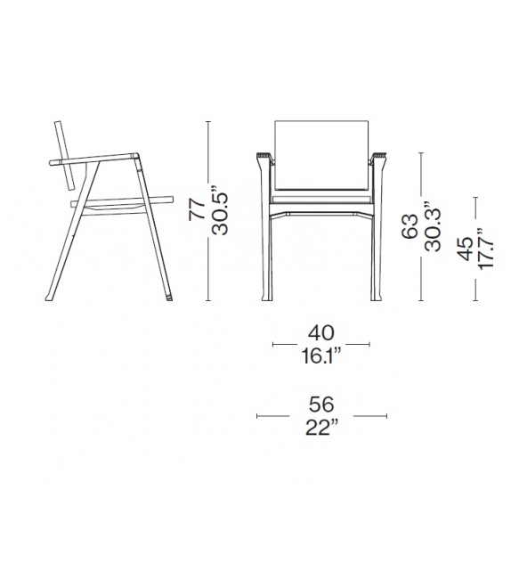 832 Luisa Armchair Cassina