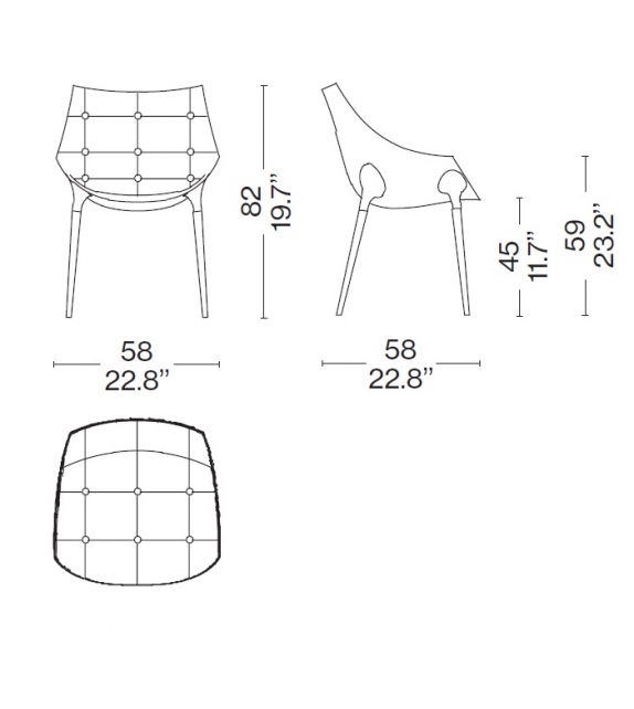 246 Passion Sessel Cassina