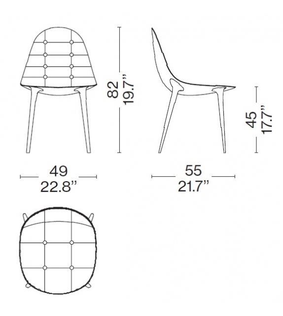 245 Caprice Silla Cassina