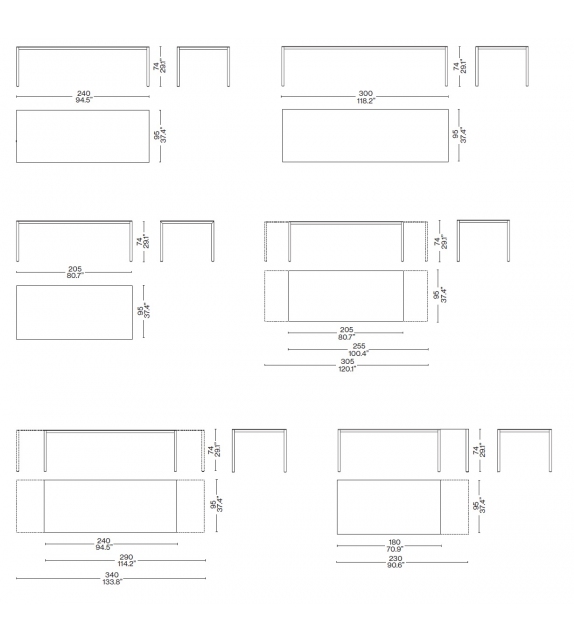 195 Naan Cassina Table