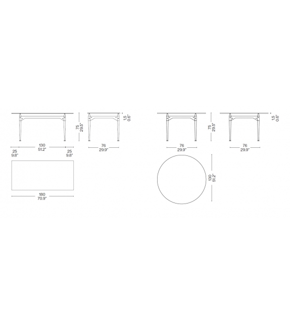 839 TL3 Mesa Cassina