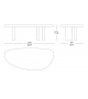 525 Table En Forme Libre Tisch Cassina