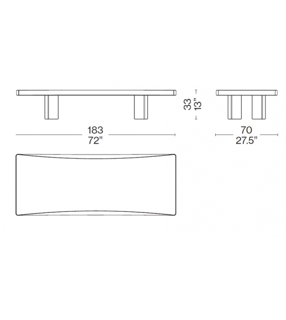 515 Plana Coffee Table Cassina