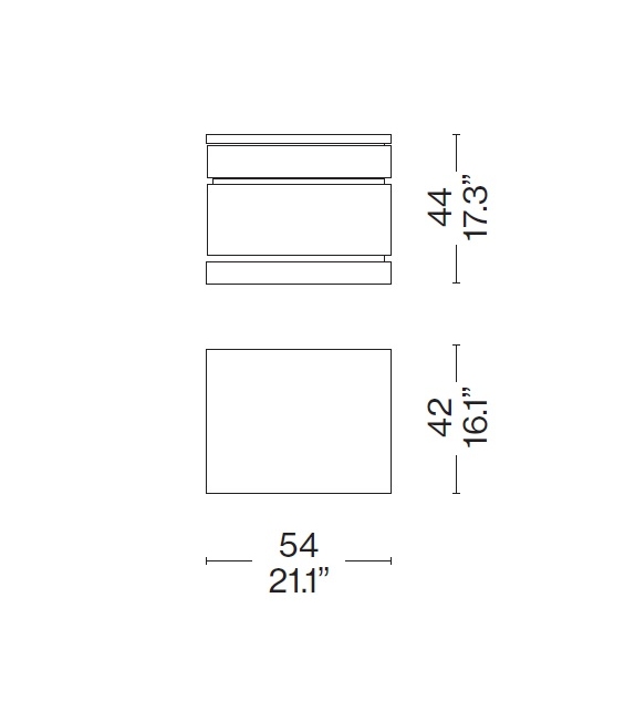 Deco Comodino Cassina