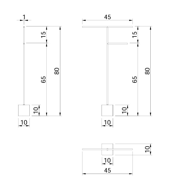Versandfertig - Bivio Antonio Lupi Handtuchhalter