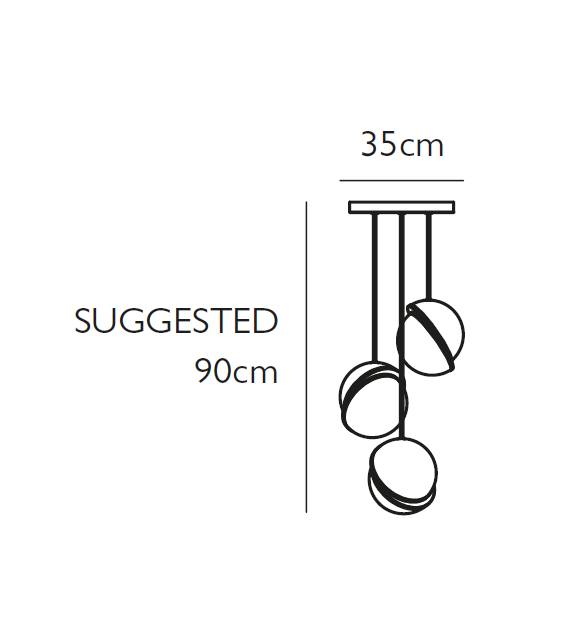 Mini Crescent Chandelier Lee Broom Pendant Lamp