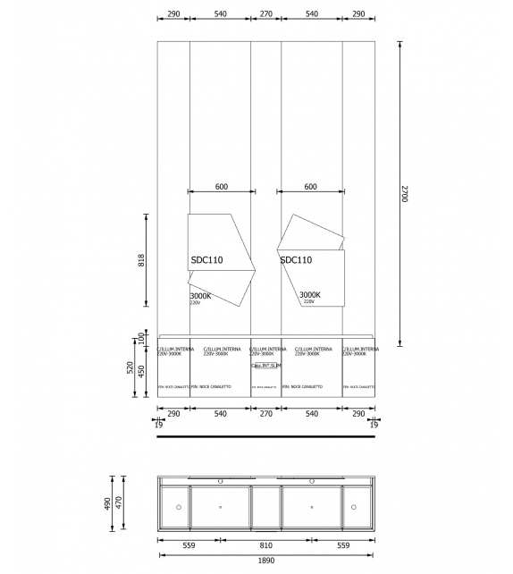 Ready for shipping - Antonio Lupi Bathroom System