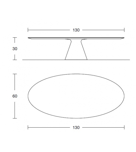 Ready for shipping - Orbit Antonio Lupi Coffee Table