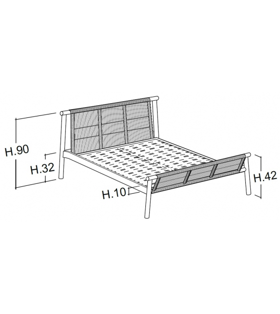 Jack-e intreccio Bolzan Bed