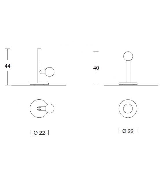 Apollo Antonio Lupi Lámpara de Mesa