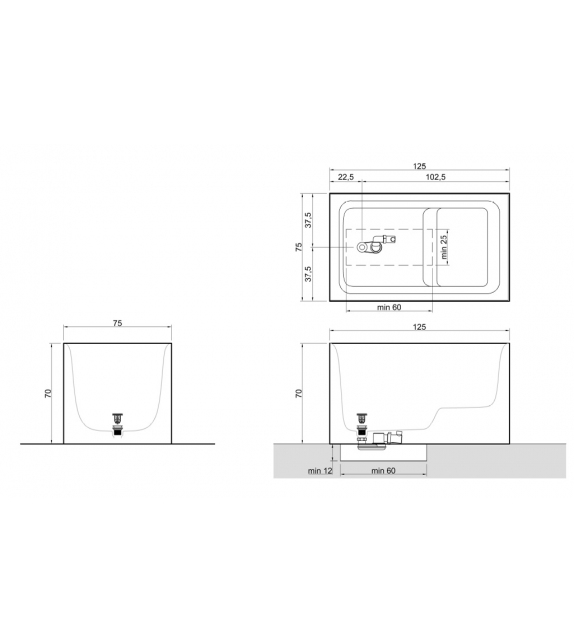 Cuba Antonio Lupi Baignoire