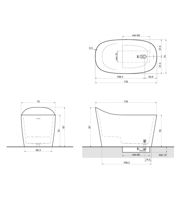 Mastello Antonio Lupi Bathtub