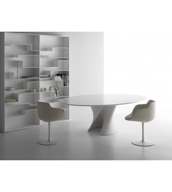 S Table White MDF Italia Tavolo