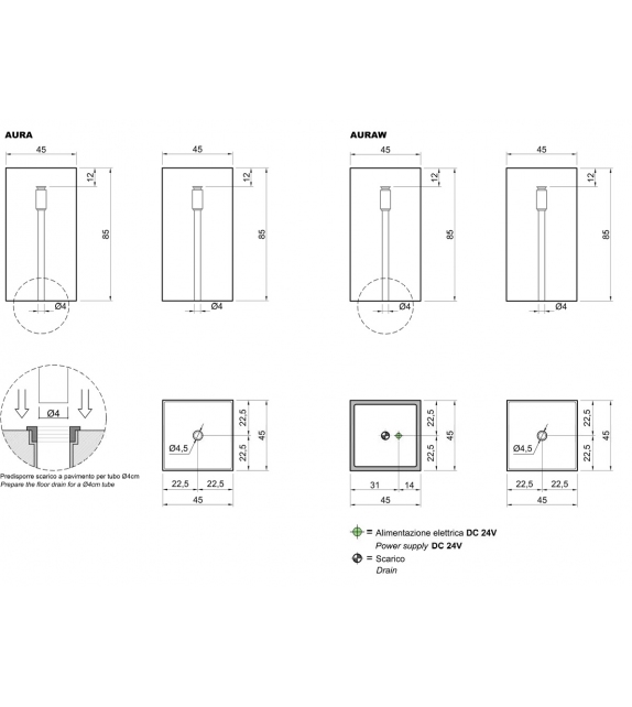 Astro e Aura Antonio Lupi Washbasin