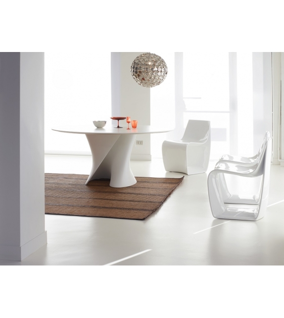 S Table White MDF Italia Tisch