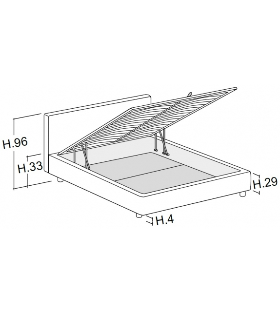 Jill Bolzan Bed with Storage Unit
