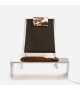 Mies Poltronova Fauteuil et Repose-Pieds