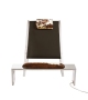 Mies Poltronova Armchair and Footstool