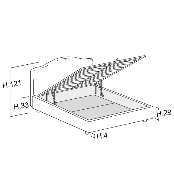 Vanity Bolzan Cama con Contenedor