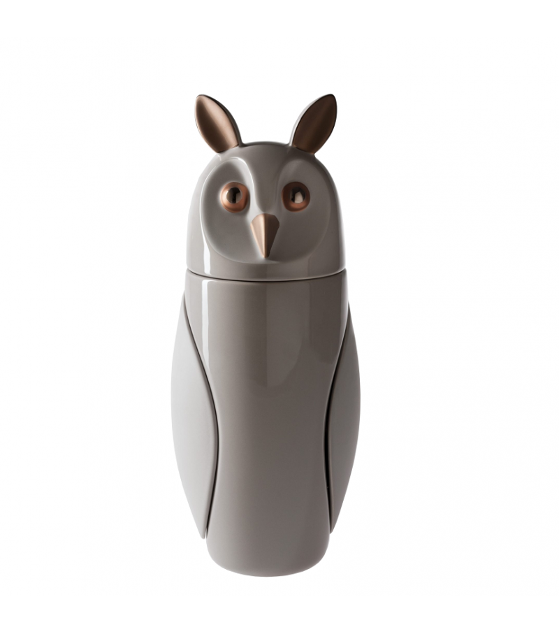 Prêt pour l'expédition - Hibou Owls Vase Bosa