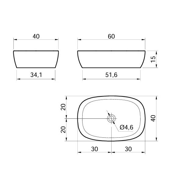 Senso Antonio Lupi Countertop Washbasin